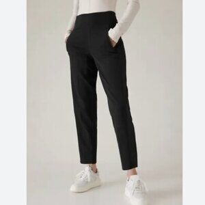Athleta Endless High Rise Satin Stripe Pants
